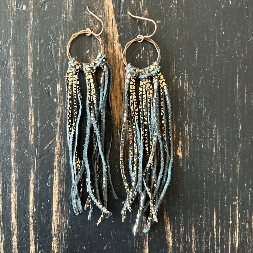 Fringe earrings